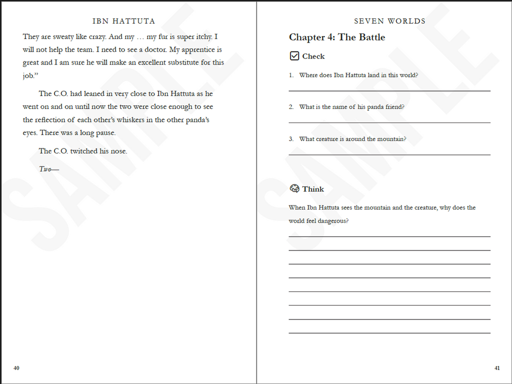 Ibn Hattuta and the Seven Worlds Workbook