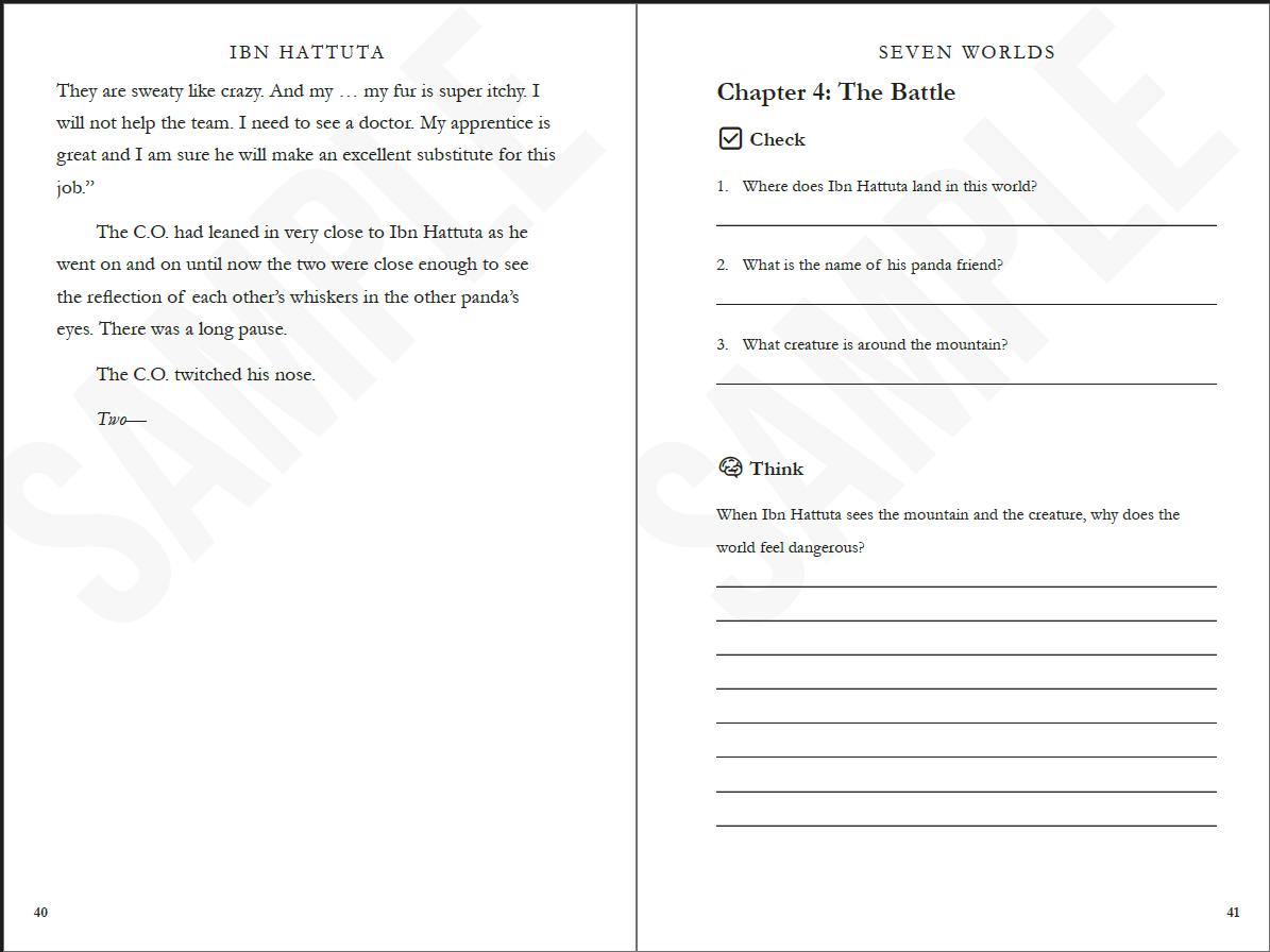 Ibn Hattuta and the Seven Worlds Workbook